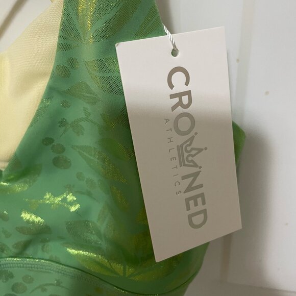 Crowned Athletics Lily Pad Princess Sports Bra XS - Picture 8 of 8